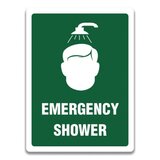 SIGN EMERGENCY SHOWER