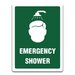 SIGN EMERGENCY SHOWER